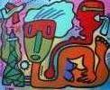 peinture juhel art moderne contemporain brut singulier