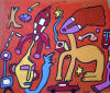 peinture juhel art moderne contemporain brut singulier