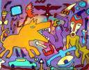 Jean-Luc Juhel galerie peinture art moderne contemporain brut singulier achat vente tableau