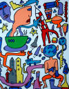 galerie peinture juhel art moderne contemporain brut singulier achat vente tableau