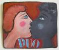 Bernadette Leclercq art singulier brut contemporain basquiat combas moderne tableau peinture galerie artiste peintre