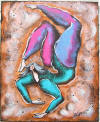 Bernadette Leclercq art singulier brut contemporain basquiat combas moderne tableau peinture galerie artiste peintre