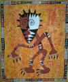 Miloutre tableau peinture art contemporain primitif africain