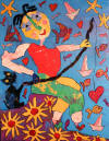 Jean-Louis Salvadori artiste moderne peinture contemporaine galerie art brut color